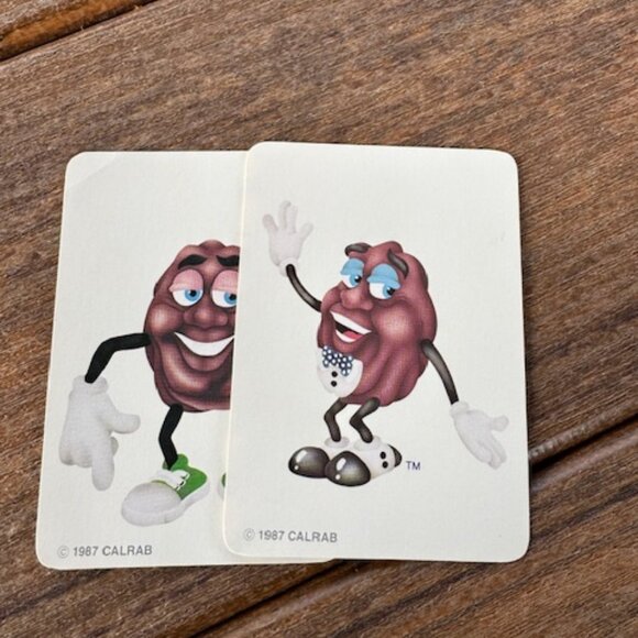 THE CALIFORNIA RAISINS CARD GAME VINTAGE 1987 - Picture 10 of 11